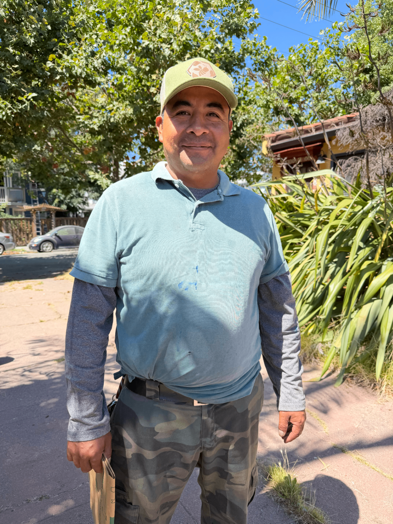 Hector Cruz, local gardener and landscaper in Oakland